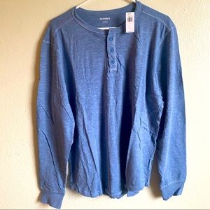 ✨BRAND NEW✨ Unisex Long Sleeve Henley T-Shirt